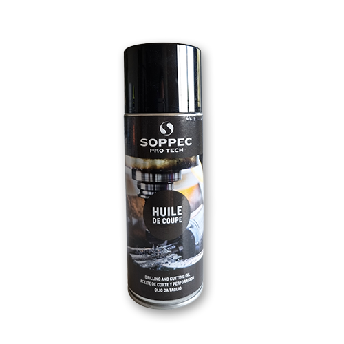 SOPPEC Huile de coupe 400ml aérosol métal