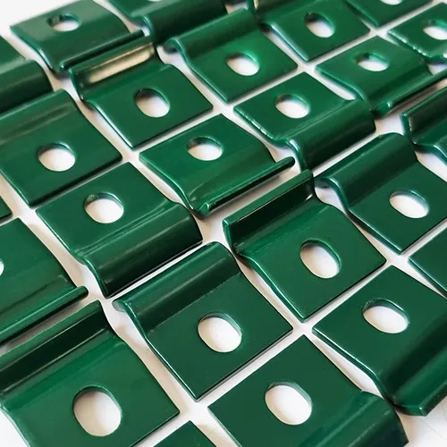 CQFT Pattes de fixation grillage acier galvanisé x10