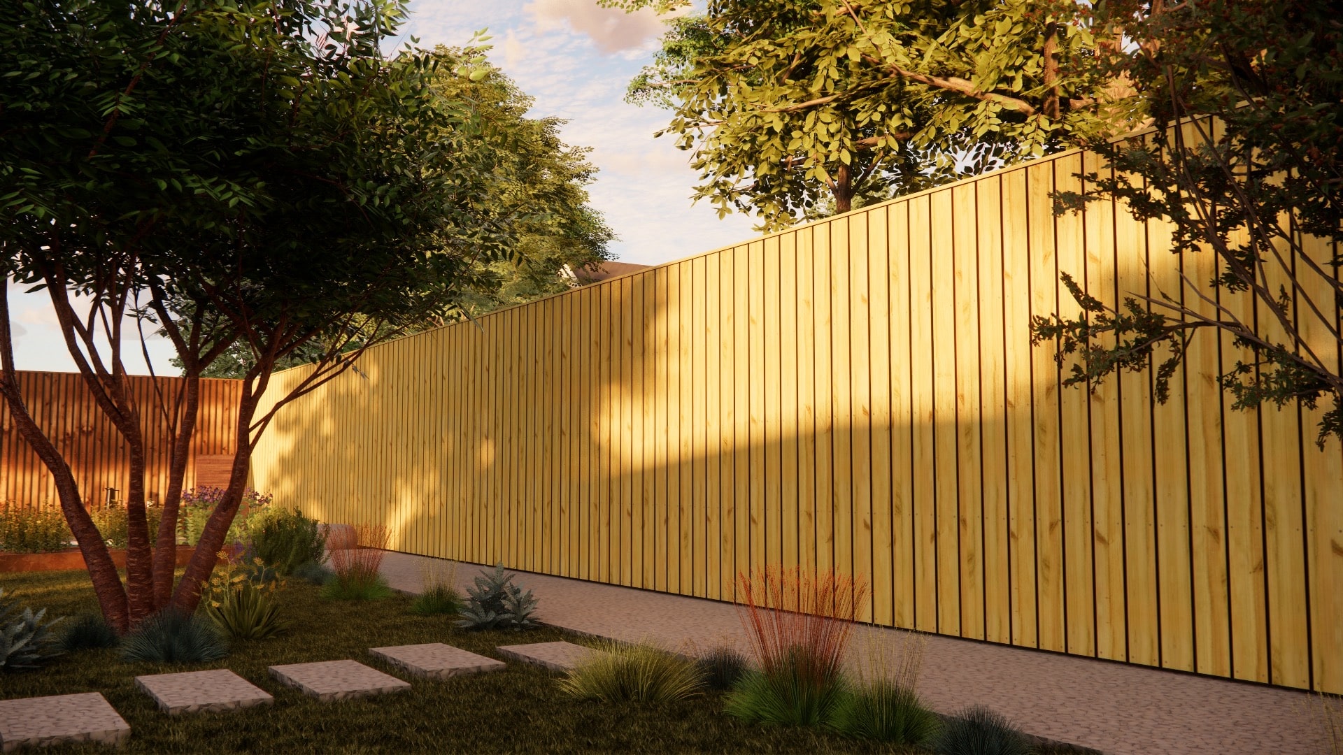 Clôture Bois Configurateur clôture palissade sur mesure pin