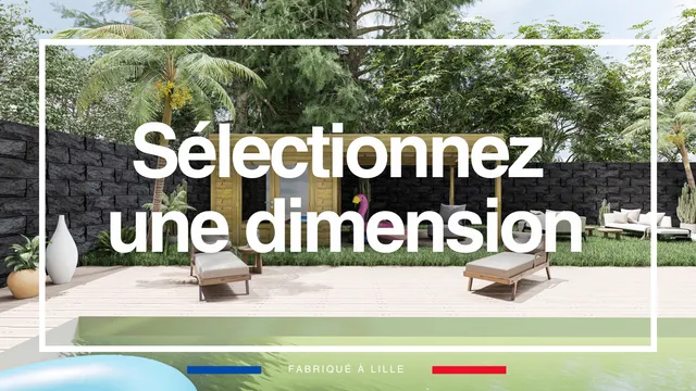 Abri Français Gamme Origine abri de jardin bois sur mesure pin classe 4