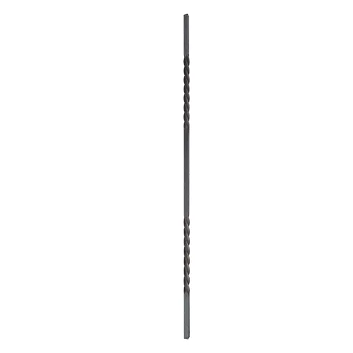 CQFT Barreau carré 12 mm double torsades H950 mm