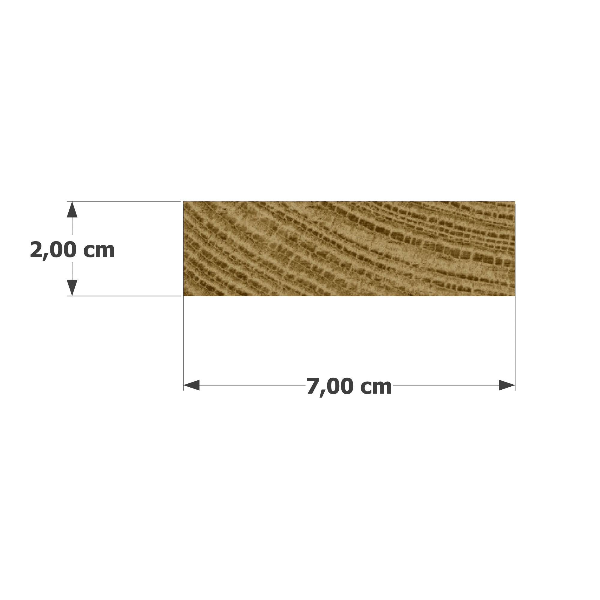 Abri Français Bois au détail 20x70mm latte pin bardage classe 3