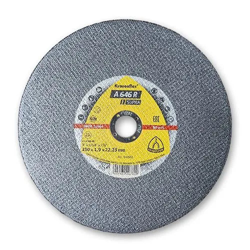 CQFT Disque à tronçonner acier/inox Ø230mm plat