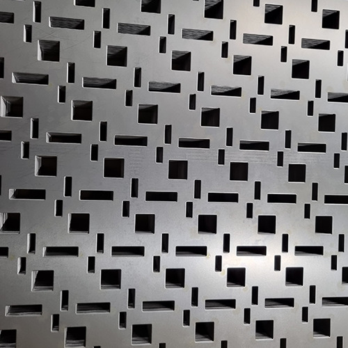 CQFT Tôle Perforée Infinity Tôle Acier Motif Rectangle