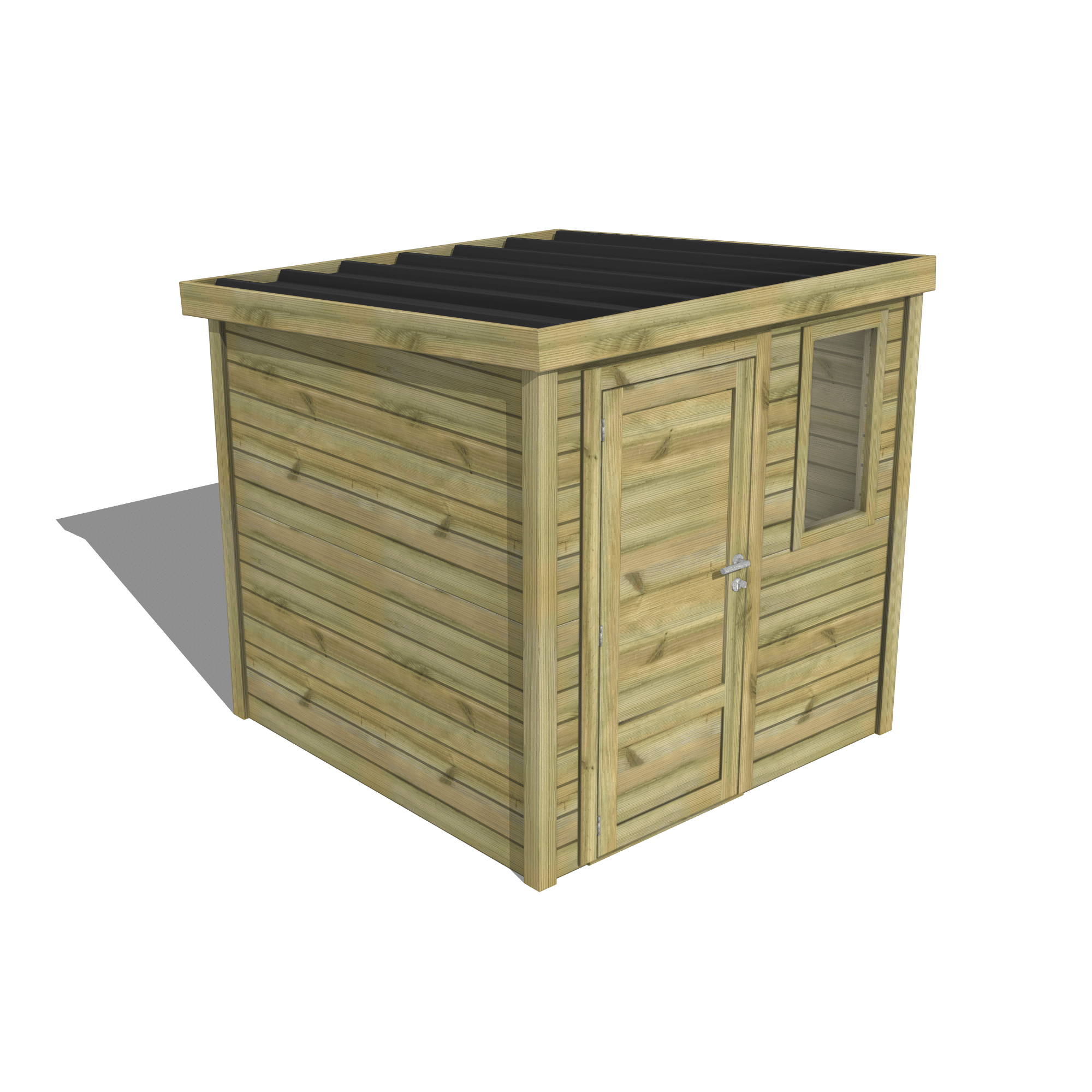 Abri Français Essentiel abri de jardin porte pleine 4,1 m²