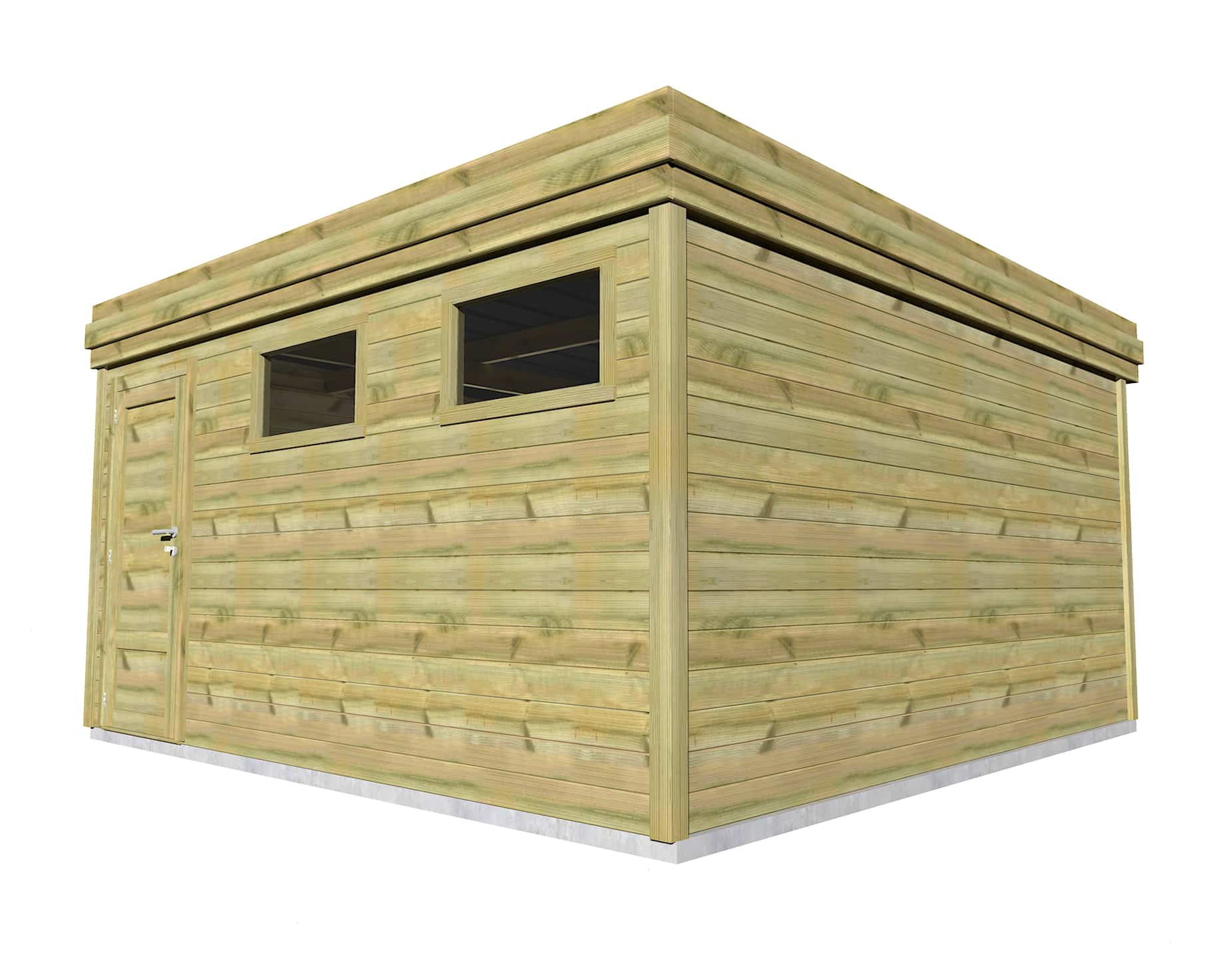 Abri Français Gamme Origine chalet de jardin 20,6 m² pin autoclave
