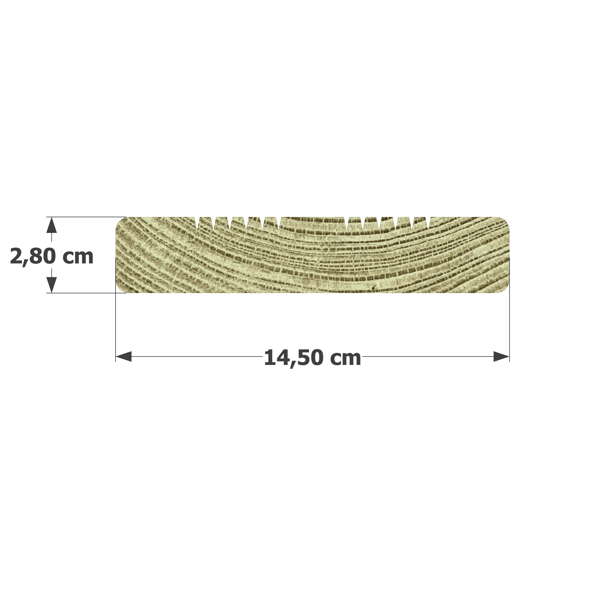 Abri Français lame terrasse pin 27x145 classe 4