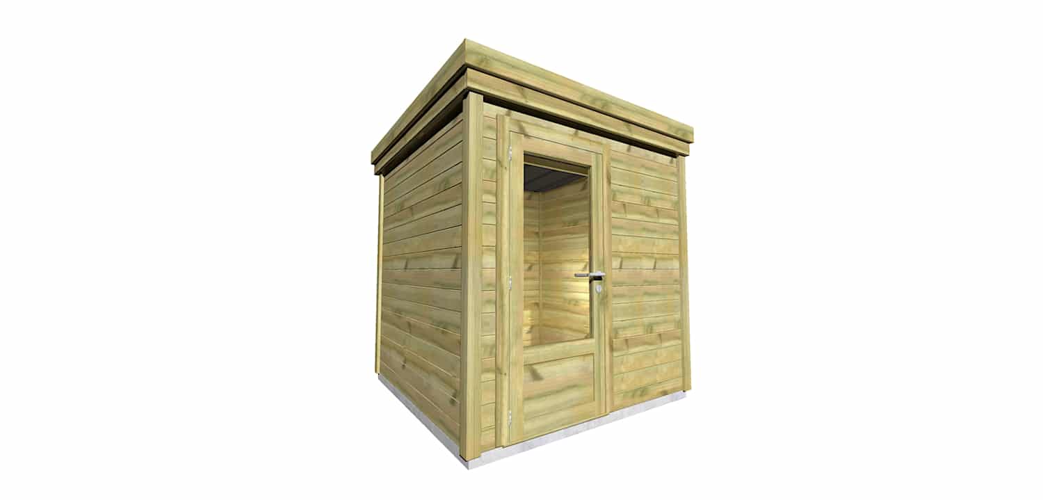 Abri Français Origine 2,26x2,41 m abri piscine 5,4 m² porte simple
