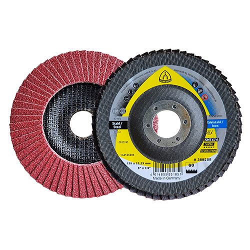 CQFT Disque lamelles céramique rouge 125 grain 60