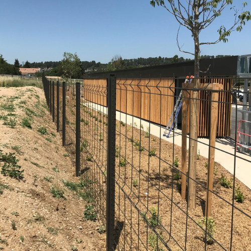 EUROFENCE BASTIPLI Zone Inondable panneau rigide métal
