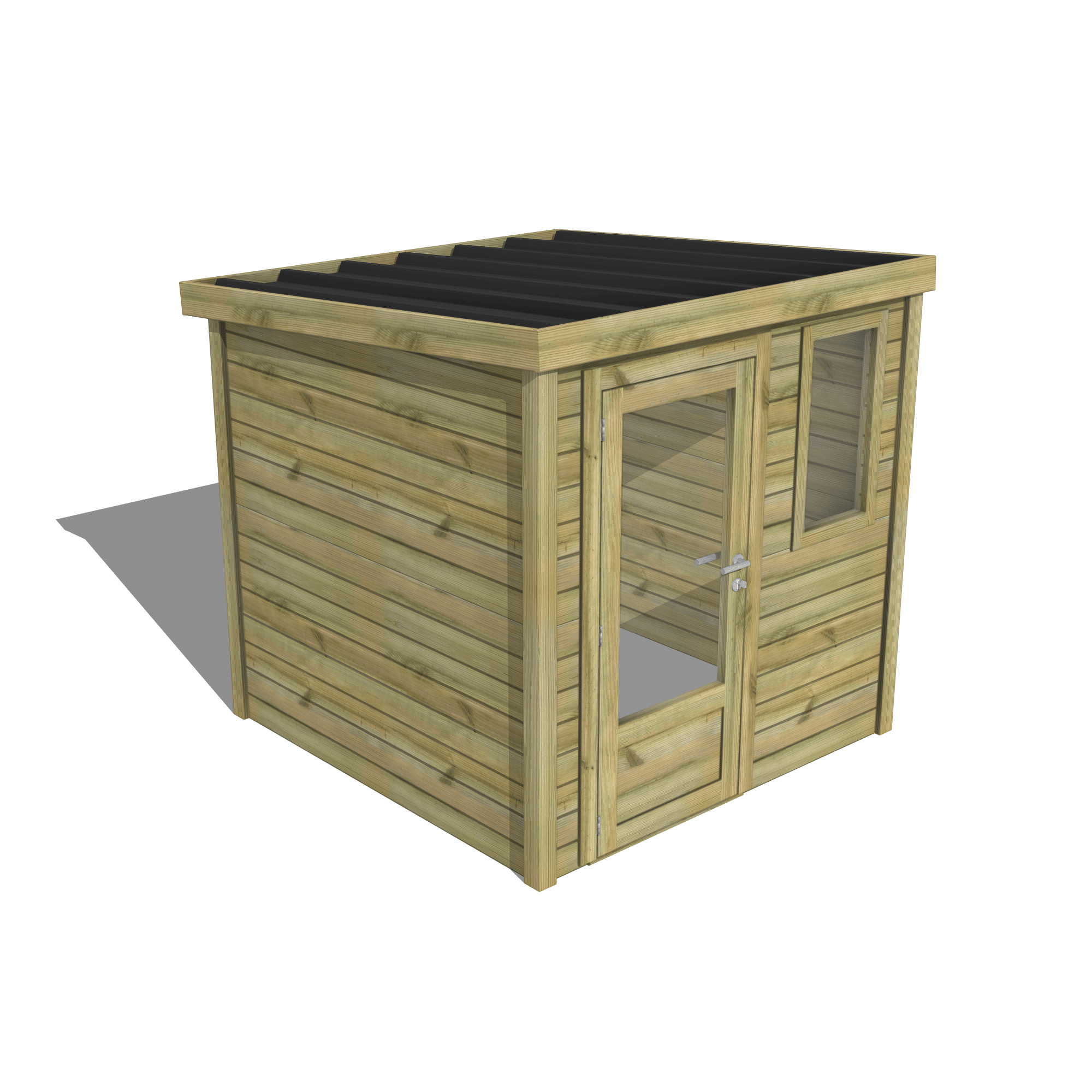Abri Français Essentiel abri jardin porte vitrée 4,1m2
