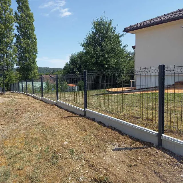 Panneau Soubassement Béton Hauteur 25 cm Longueur 254,5 cm