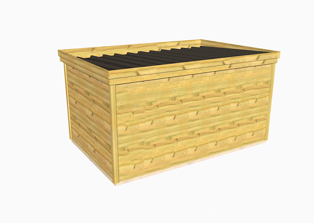 Abri Français Gamme Essentiel 4,34 x 3,44 m abri de jardin 14,93 m²