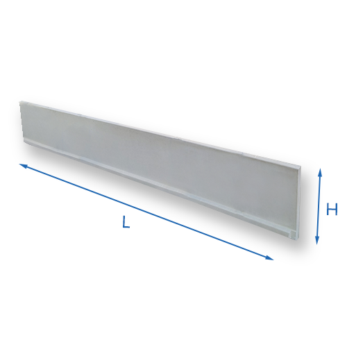 CQFT Soubassement béton plaque grillage rigide