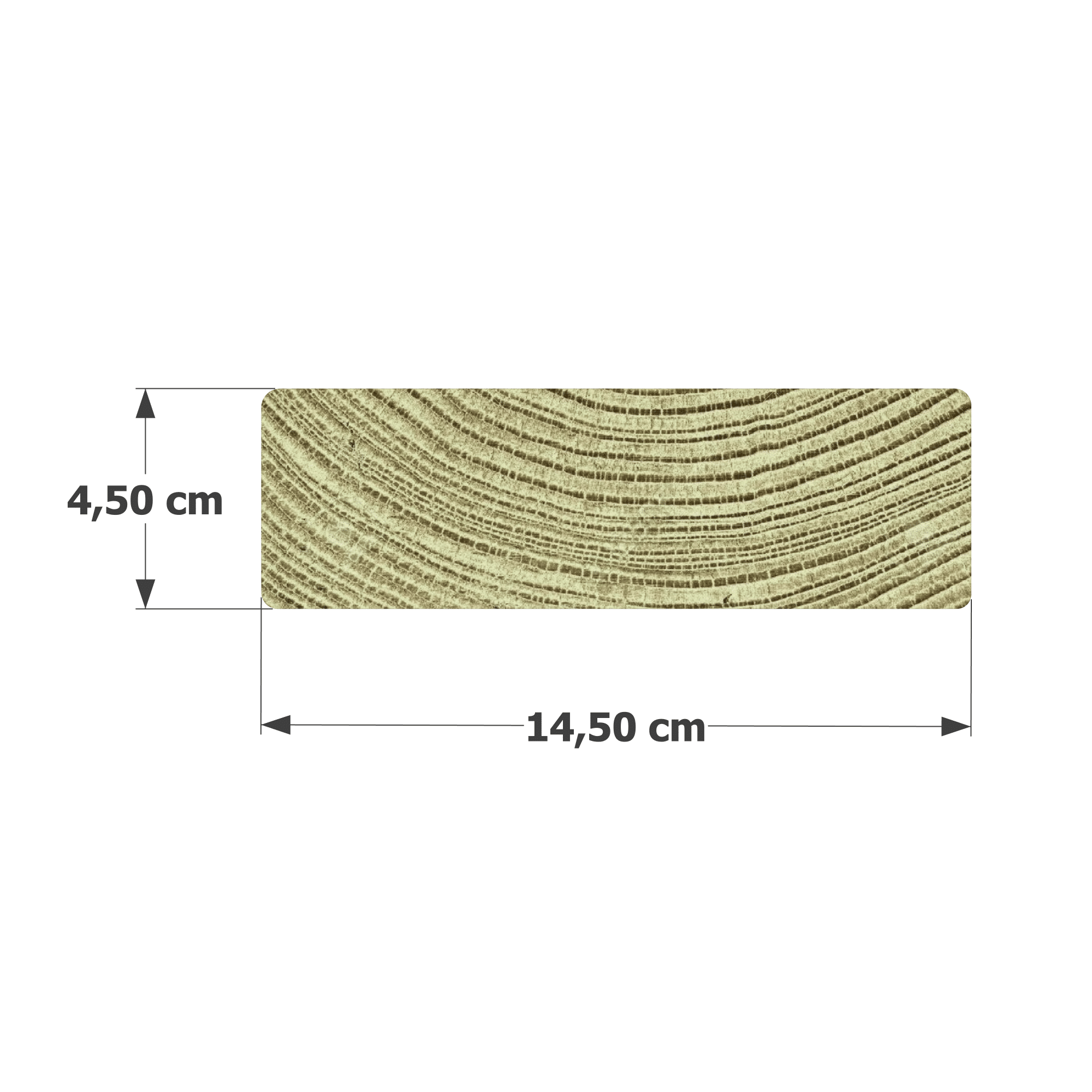 Abri Français Bois au détail madrier 45x145 pin classe 4