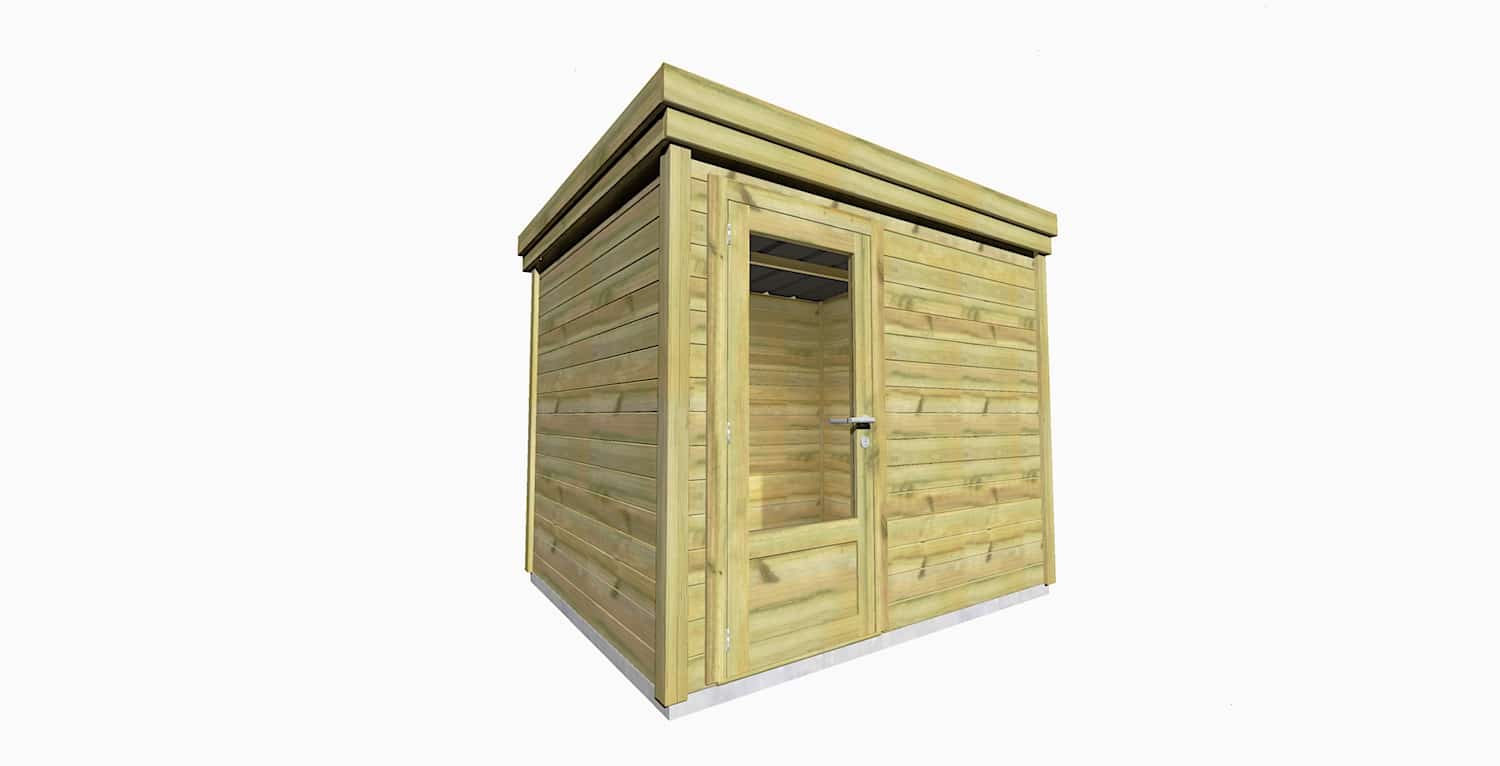 Abri Français Origine Abri Jardin 5m2 Porte Vitrée 27mm