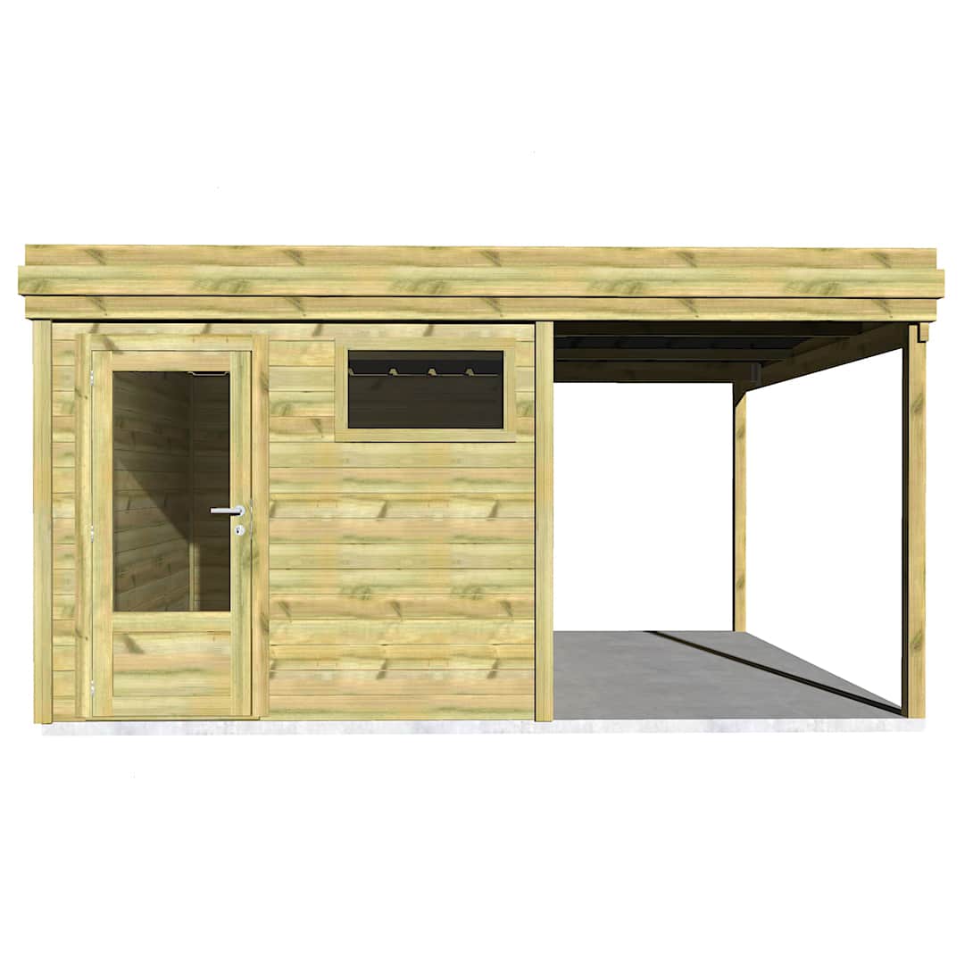 Abri Français Origine abri monopente bois 17,7 m2