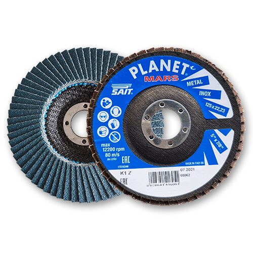 CQFT Disque à lamelles vert acier inox Ø125 grain 40