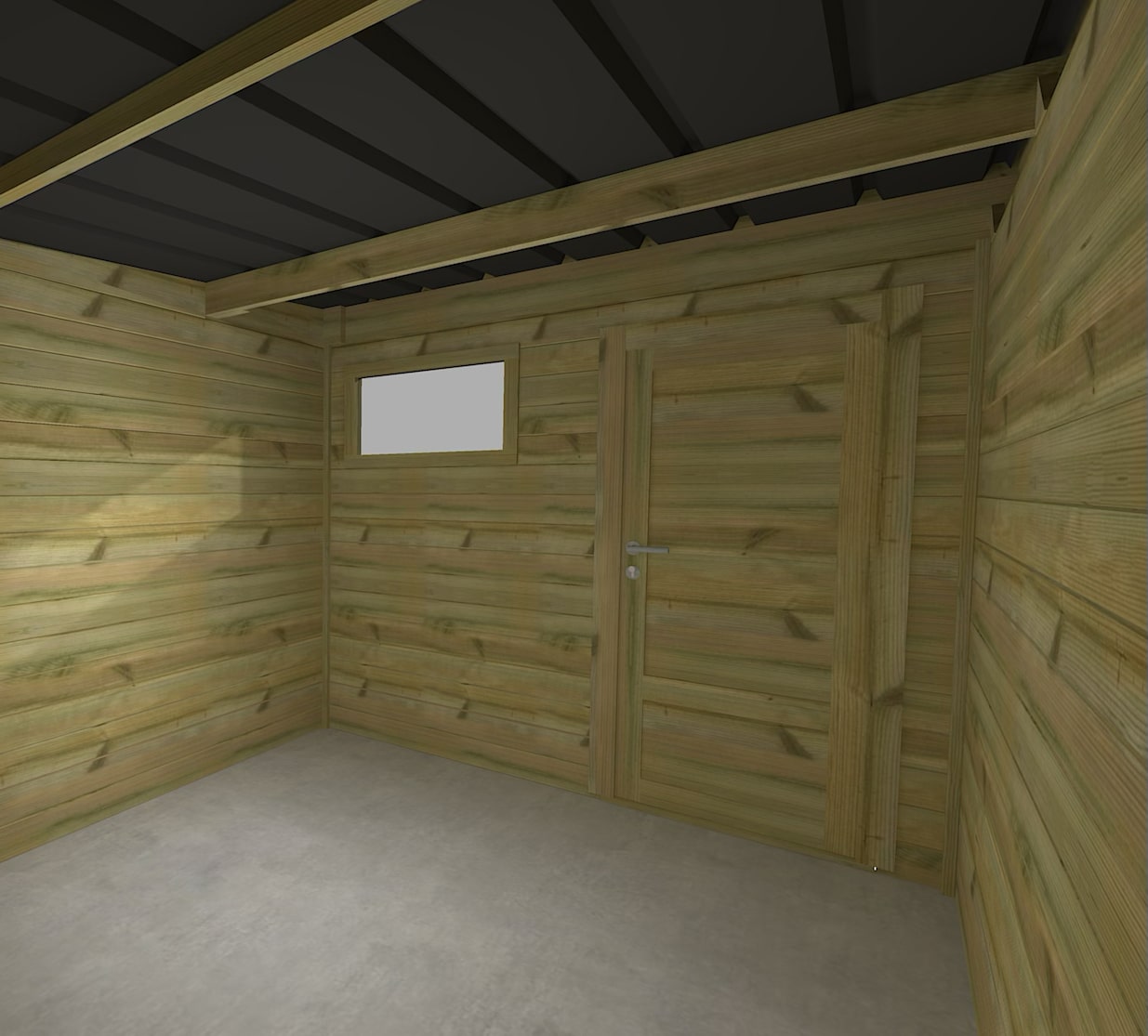 Abri Français Gamme Origine stockage 17,7 m² pin 27 mm
