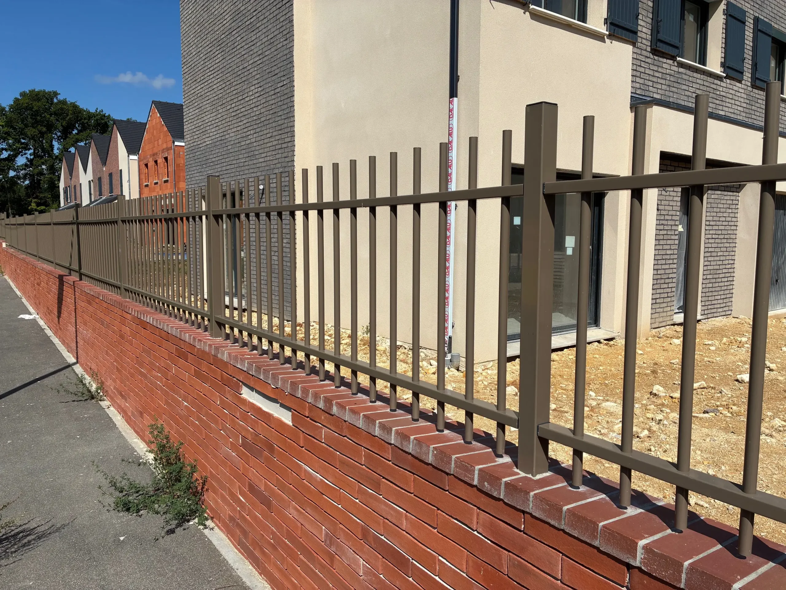 EUROFENCE MODUL'O barreaudage panneau barreaux ronds