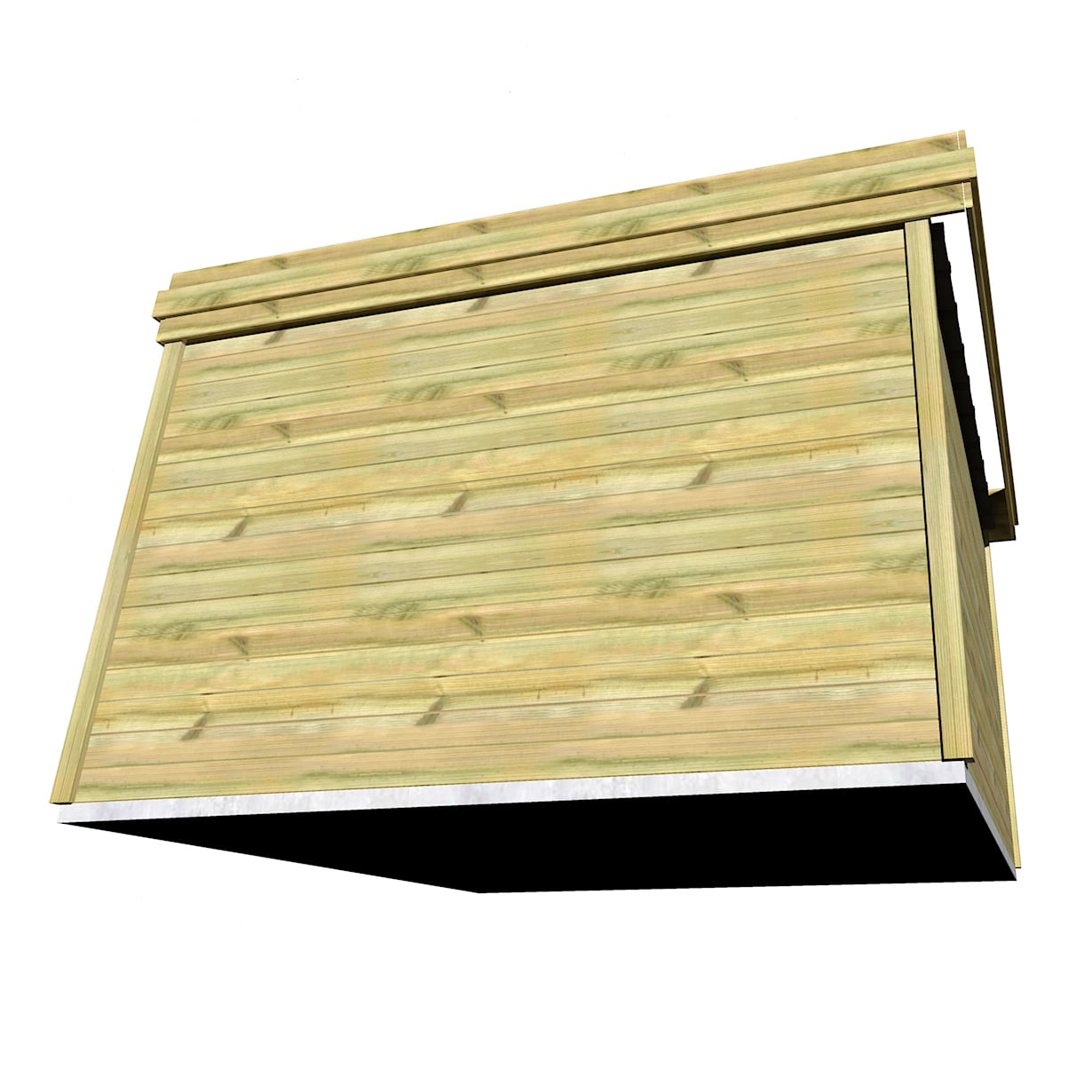 Abri Français Origine abri de jardin porte double 13,2 m²