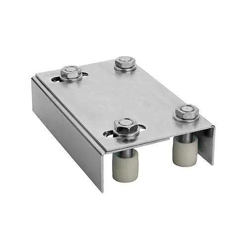 CQFT Guide Extensible Double Guide Portail Coulissant 4 Olives