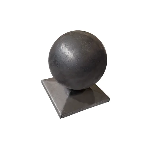 CQFT Pointes Chapeau 100x100 sphère Ø100 mm acier