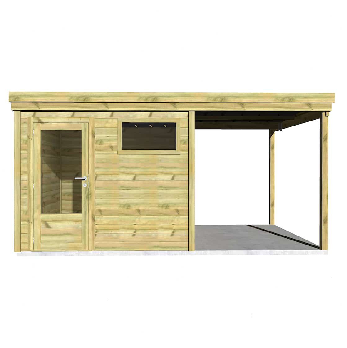 Abri Français Origine Contemporain 4,76x2,91 m 13,9 m2