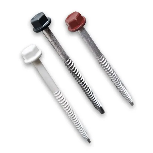 CQFT Vis bois 6,3x100mm tête inox laquée boîte 100 tôle