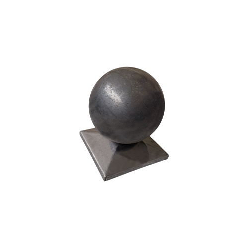 CQFT Forgé chapeau 40x40 sphère Ø40mm acier