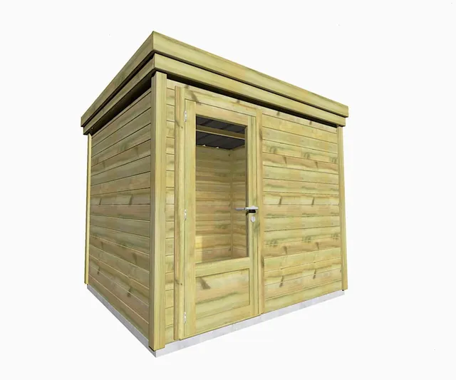 Abri Français Origine Abri Jardin 5m2 Porte Vitrée 27mm