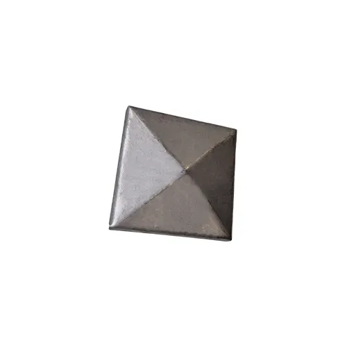 CQFT Chapeau 50x50mm cache poteau pointe diamant