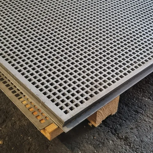 CQFT Tôles perforées motif carré tôle acier 5 mm