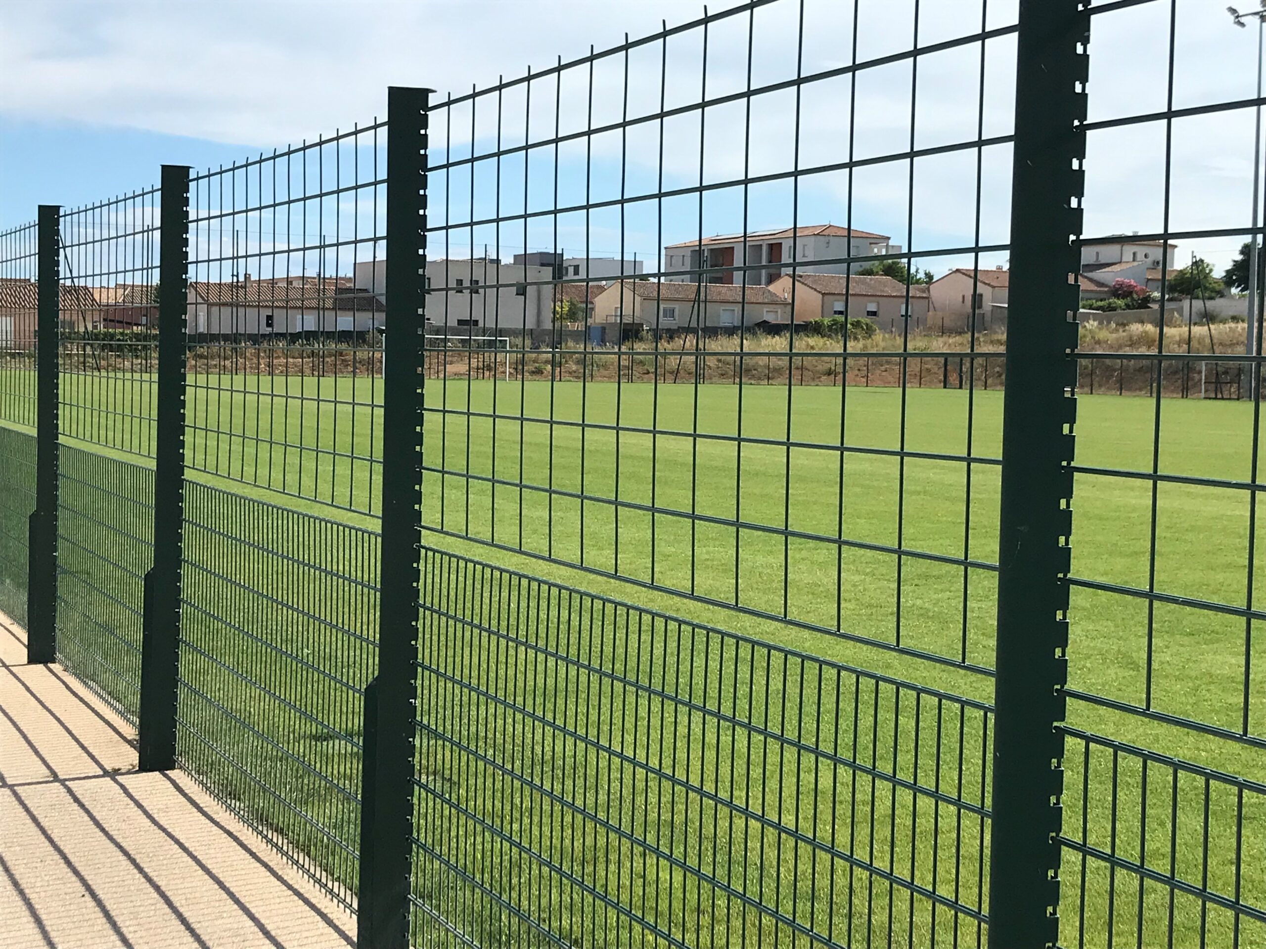 EUROFENCE Stade clôture de stade verte RAL 6005