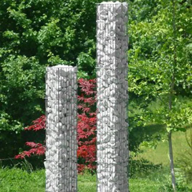 AZ Clôture Colonne gabion décoratif maille 25x100 mm