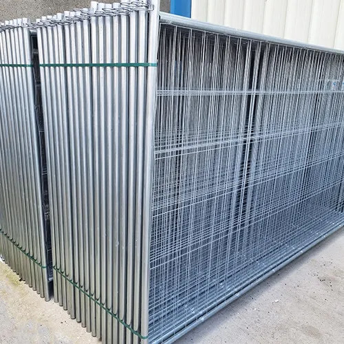 CQFT Clôture Chantier Mobile 2m x 3,35m Panneau Acier