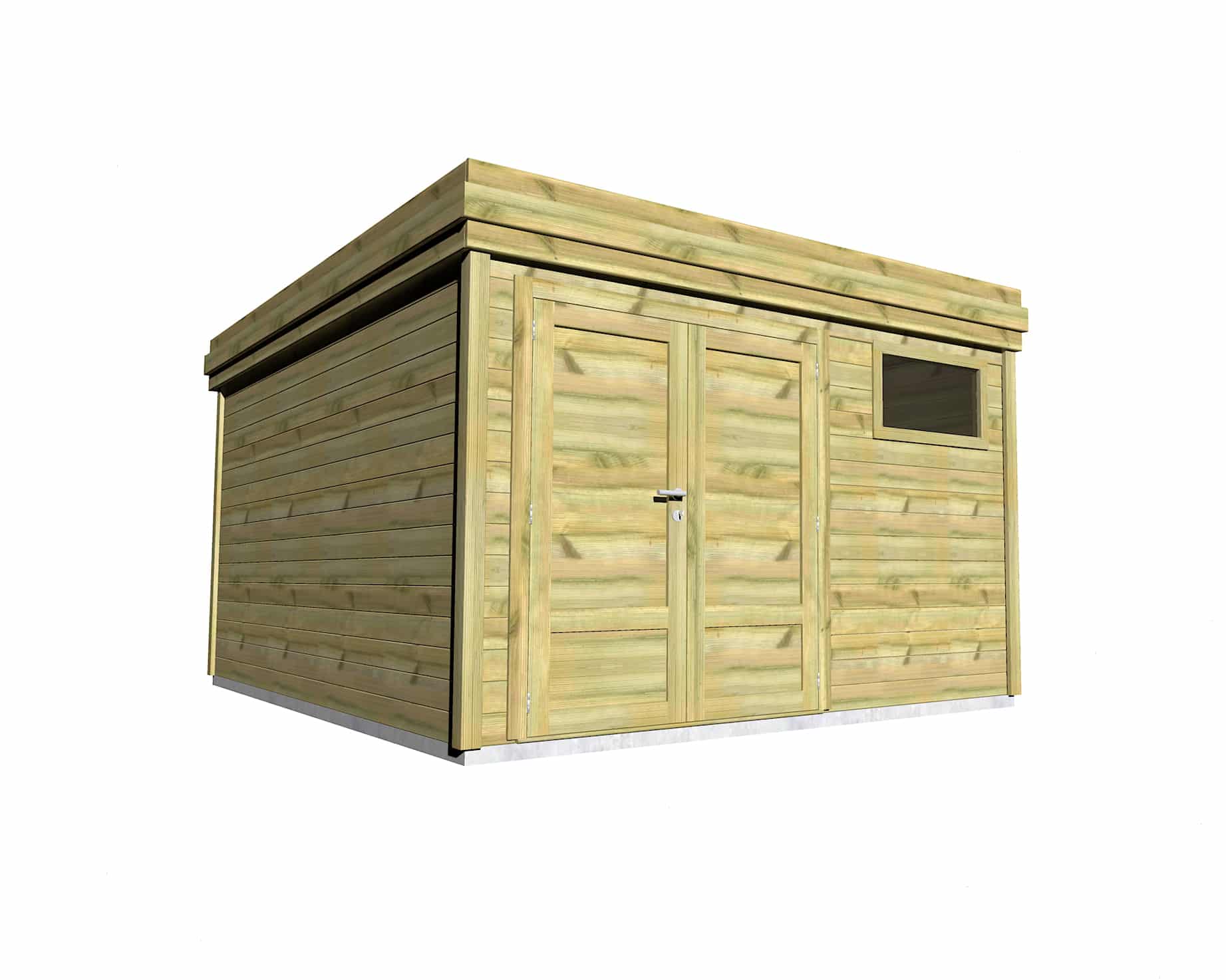Abri Français Gamme Origine abri jardin porte pleine 16,4 m²