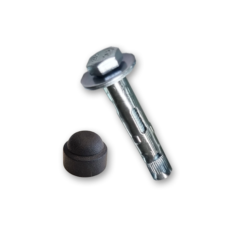 CQFT La visserie boulons à expansion 4pcs galvanisé platine poteau