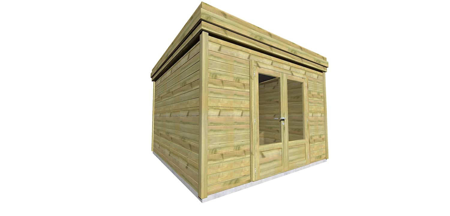 Abri Français Origine abri de jardin autoclave 13,2 m²