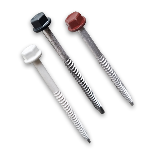 CQFT Vis bois 6,3x100mm tête inox laquée boîte 100 tôle