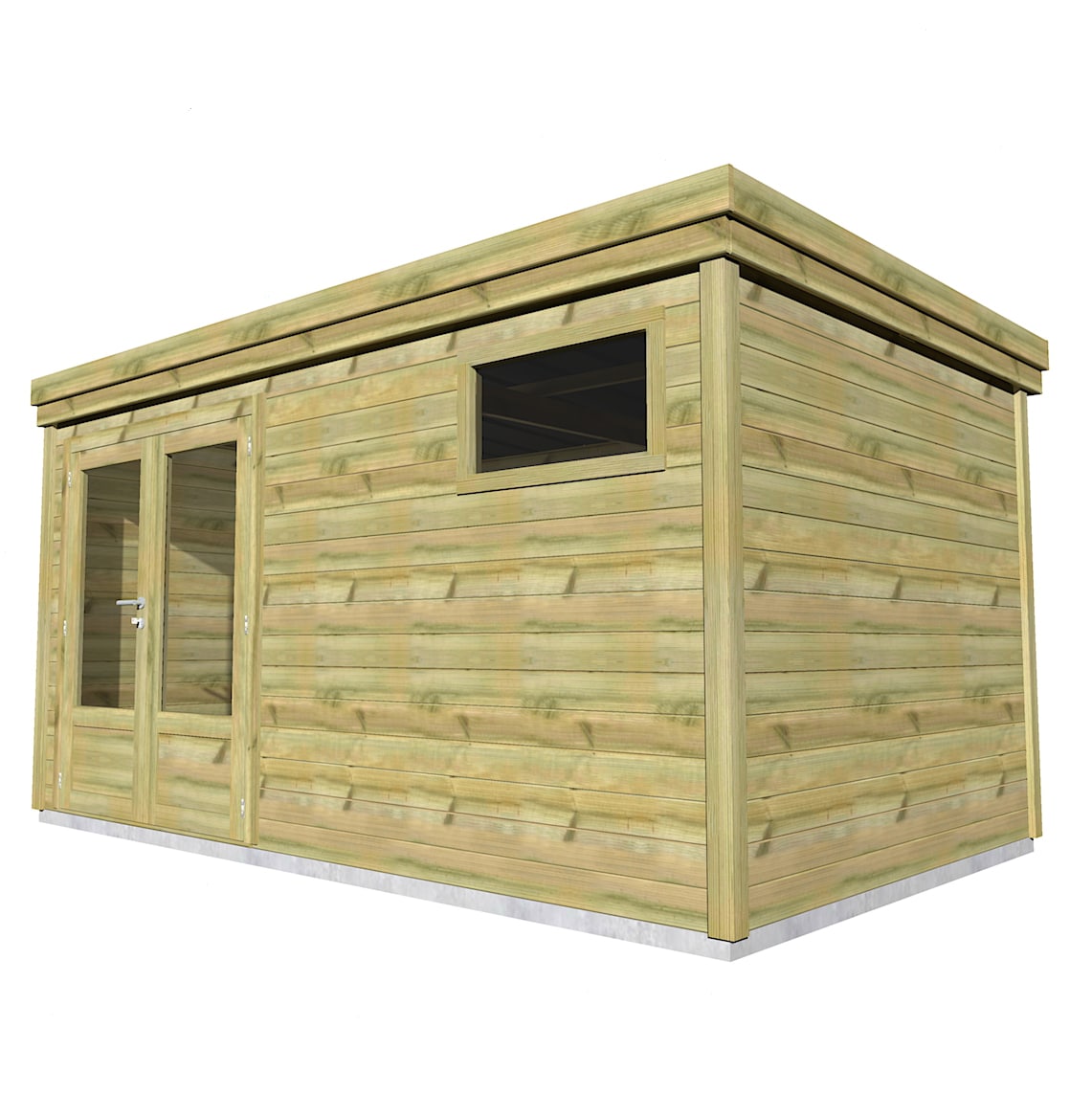 Abri Français Origine salle douche 13m2 4,46x2,91m