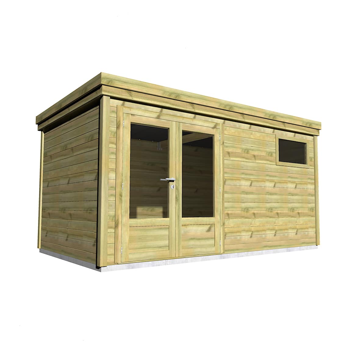 Abri Français Origine salle douche 13m2 4,46x2,91m
