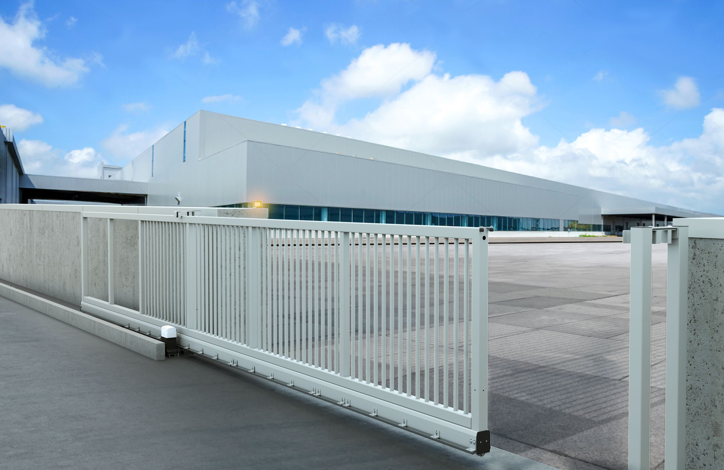 Eurofence Solano 190 portail motorisé FAAC 844C