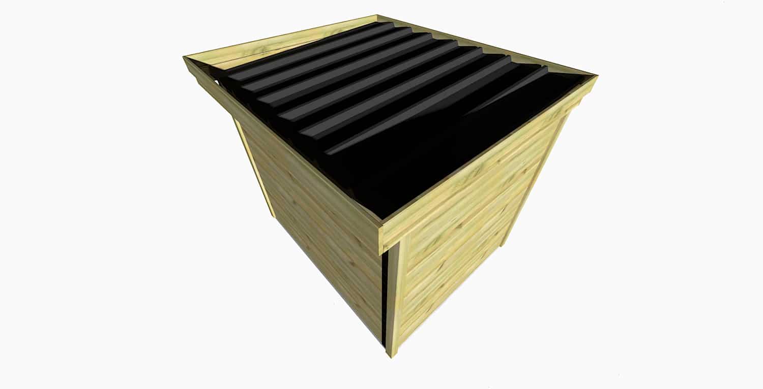 Abri Français Origine Abri Jardin 5m2 Porte Vitrée 27mm