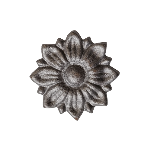 CQFT Rosace fleur Ø80mm à visser en fonte