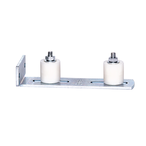 CQFT Guide double à visser olives 40mm portail coulissant