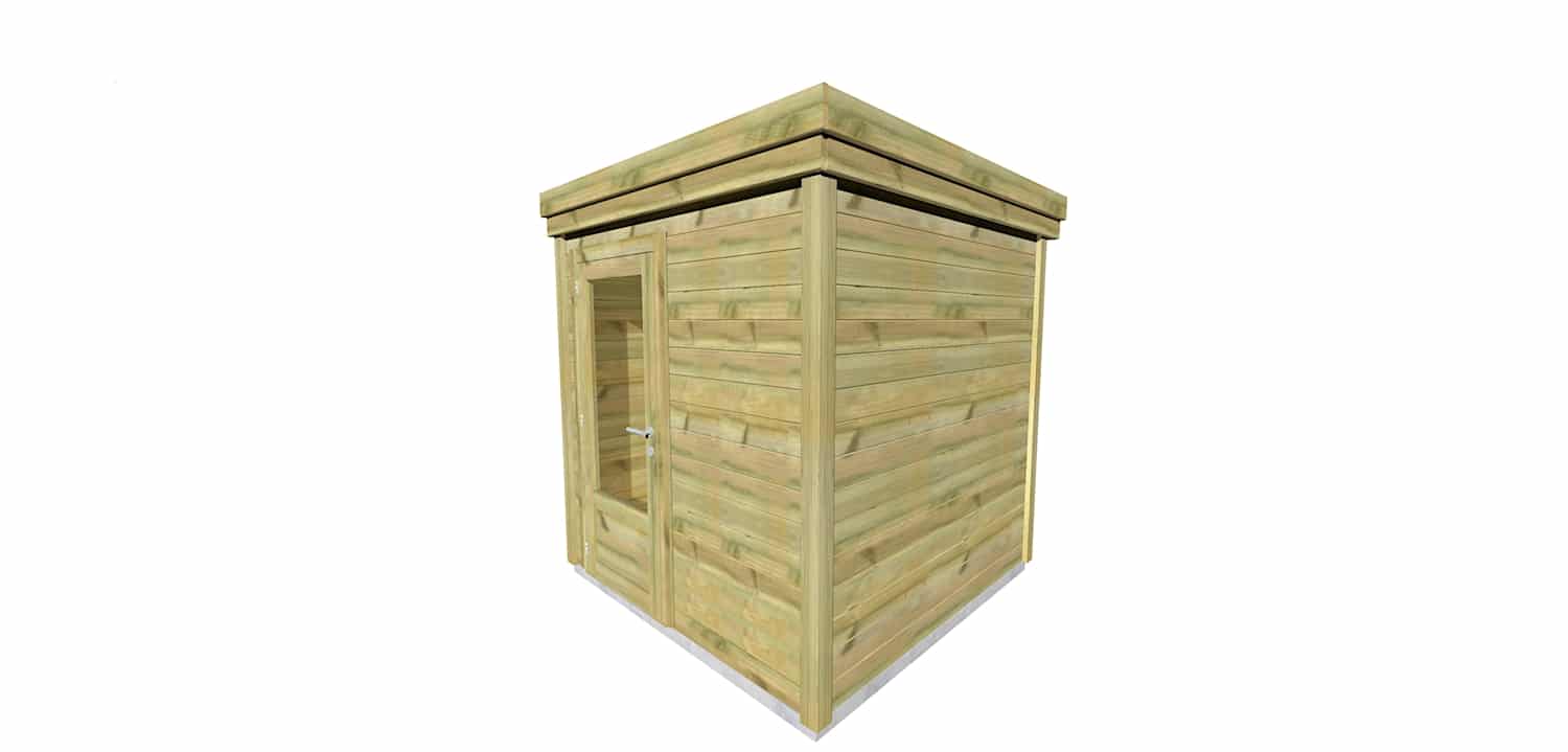 Abri Français Origine 2,26x2,41 m abri piscine 5,4 m² porte simple