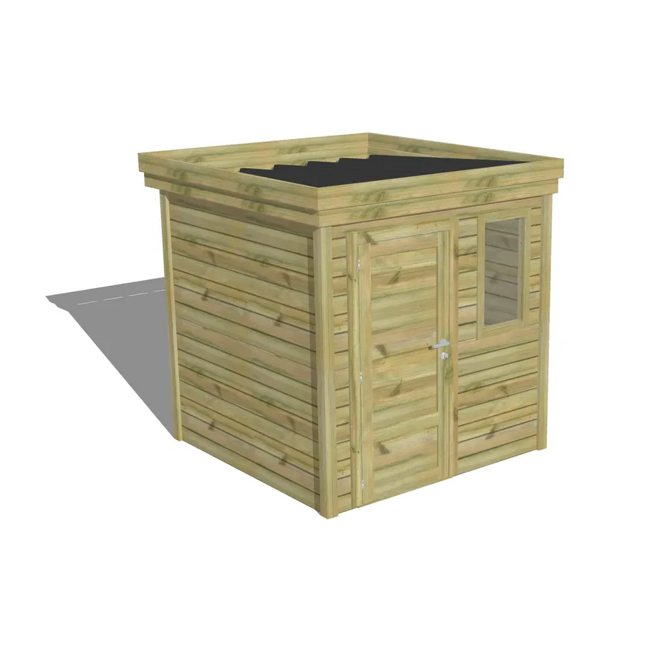 Abri Français Origine abri porte pleine 5,41m2