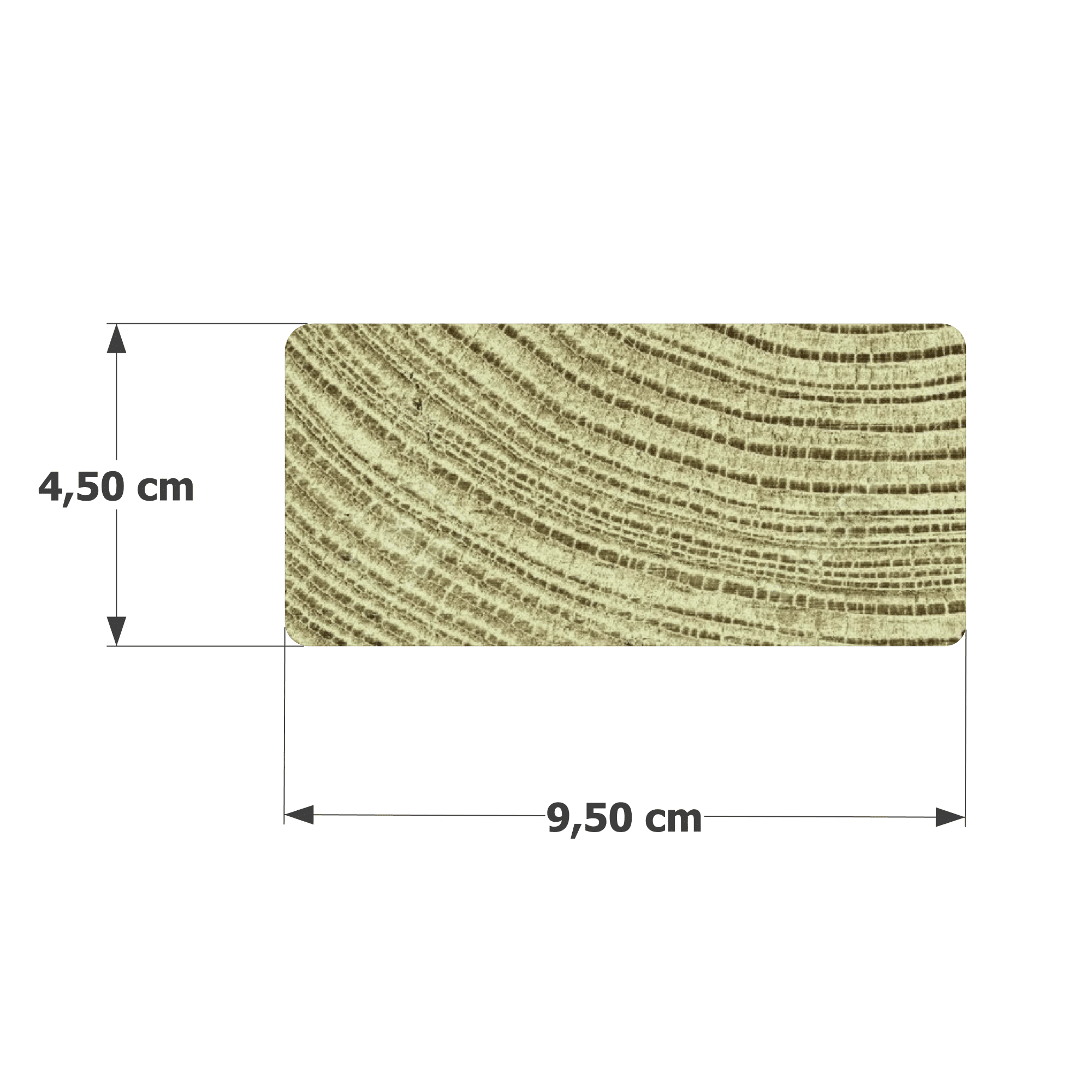 Abri Français Bois Chevron Pin 45x95mm Autoclave Classe 4