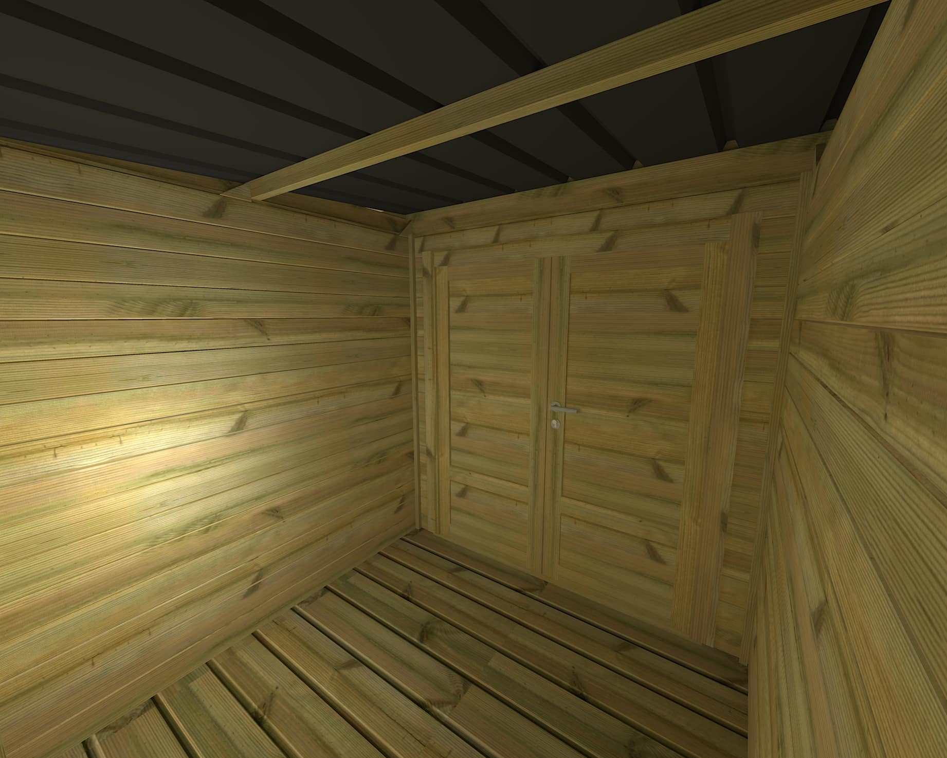 Abri Français Gamme Origine local spa 5,4 m² pin 27 mm